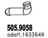 DAF 1633649 Exhaust Pipe